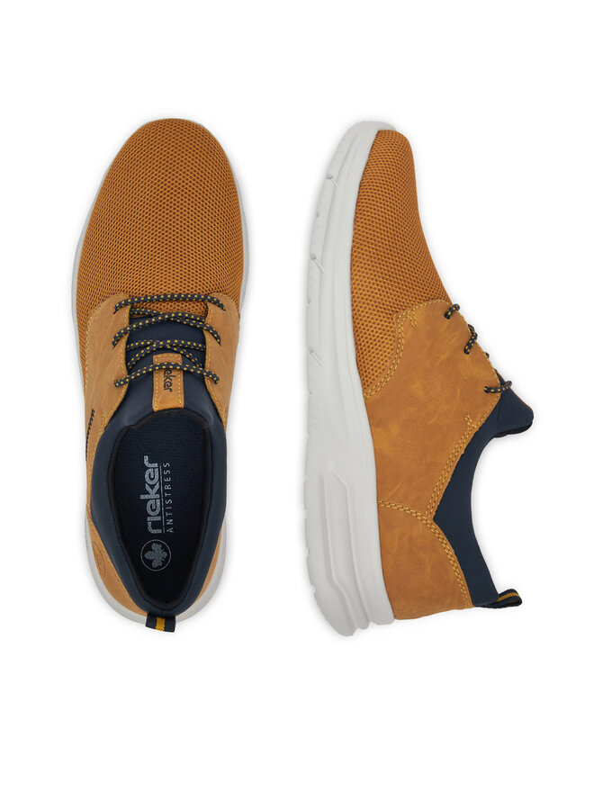 Rieker Sneakersy Rieker B7371-68 Medená