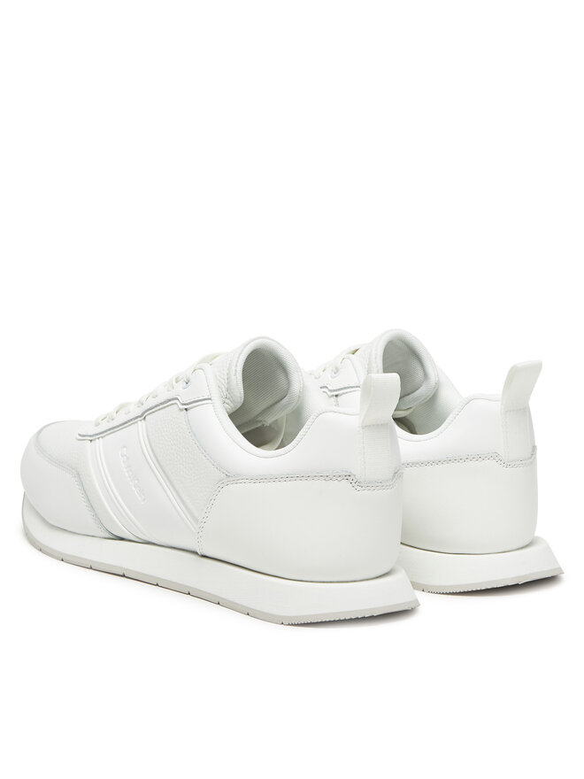 Calvin Klein Сникърси Calvin Klein Low Prof Runn Laceup Tape HM0HM01897 Бял