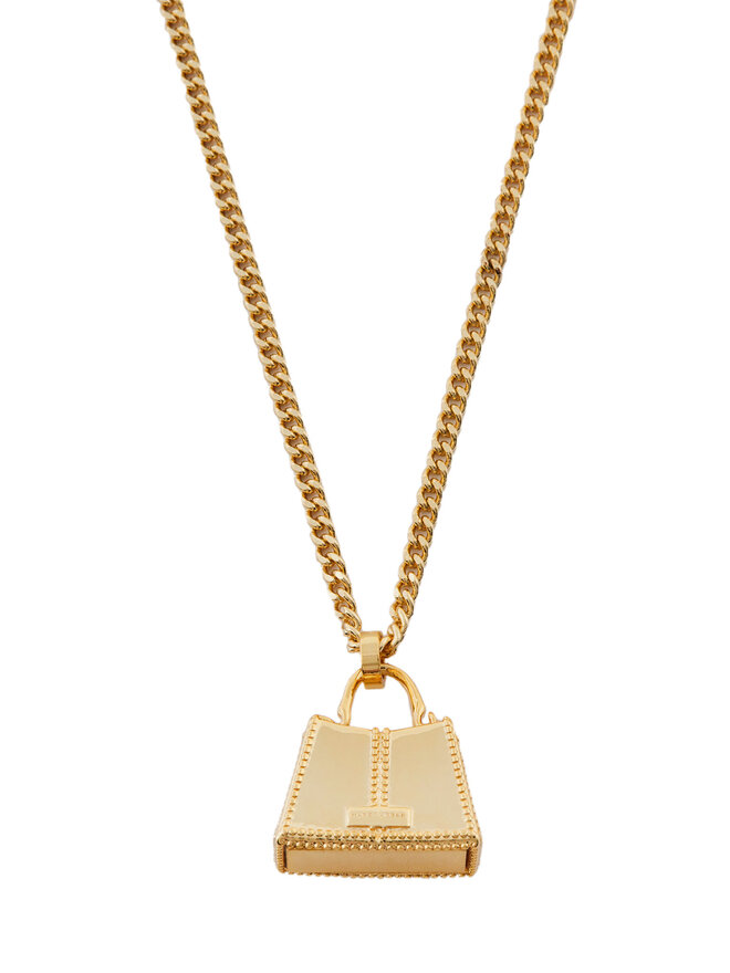 Marc Jacobs Collar Marc Jacobs The St. Marc Cuban-Link Chain Necklace 2F3JNC001J37 Oro