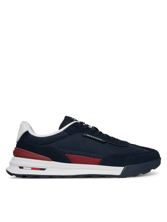 Tommy Hilfiger Sneakers Tommy Hilfiger Retro Runner Nylon Mix FM0FM05523 Dunkelblau