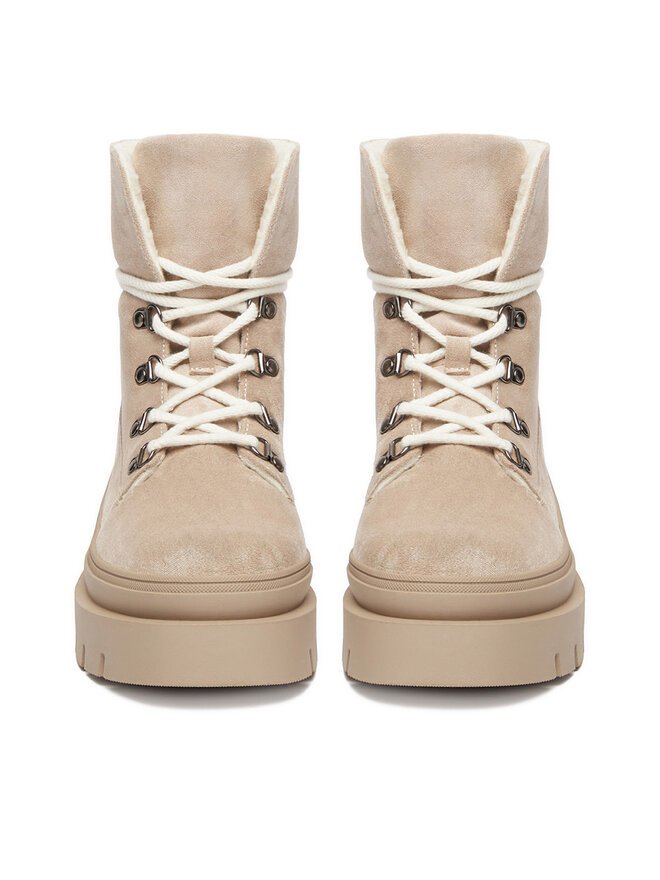 DeeZee Botines planos DeeZee 60063-5 Beis