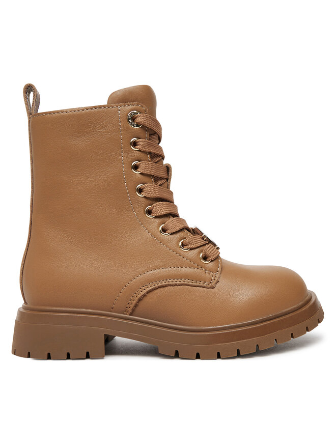 Tommy Hilfiger Trapper stila apavi Tommy Hilfiger Lace-Up Bootie T3A5-33568-0092 M Brūns