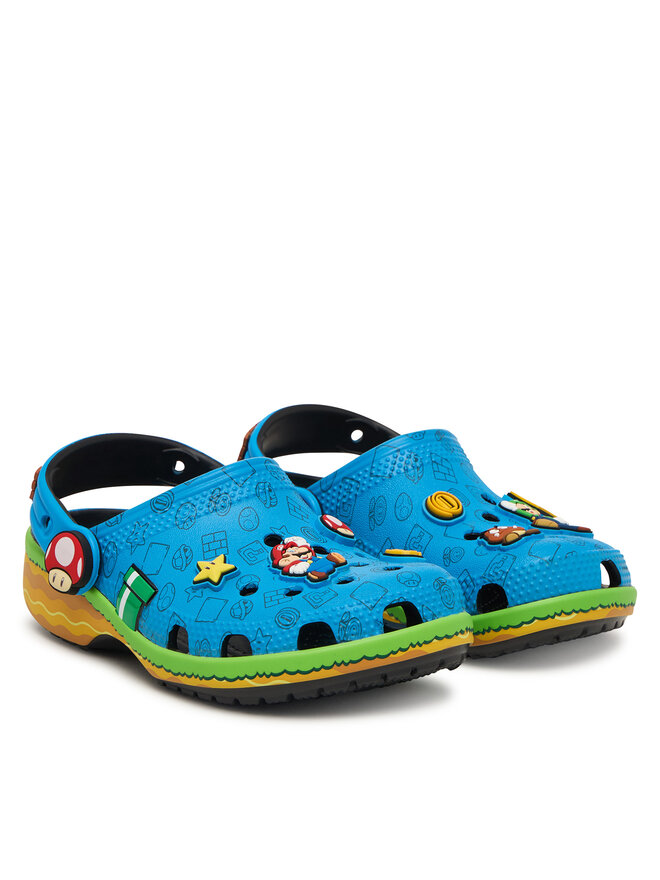 Crocs Шльопанці Crocs Super Mario Core Classic Clog Kids 212140 Кольоровий