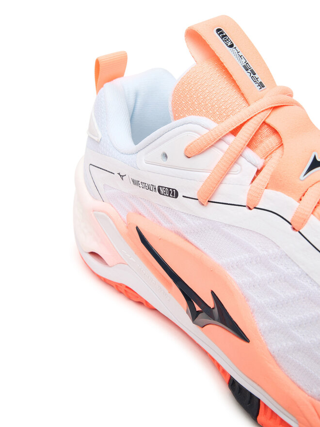 Mizuno Взуття у спортзал Mizuno Wave Stealth Neo 2.1 X1GA2640 Білий