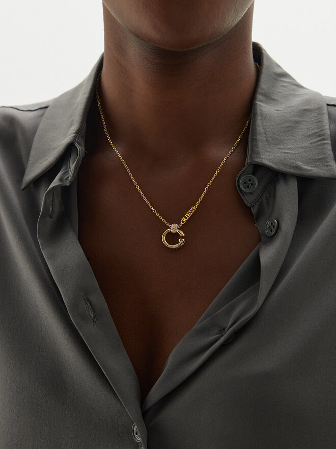 Guess Ogrlica Guess JUBN04 518JW Zlata