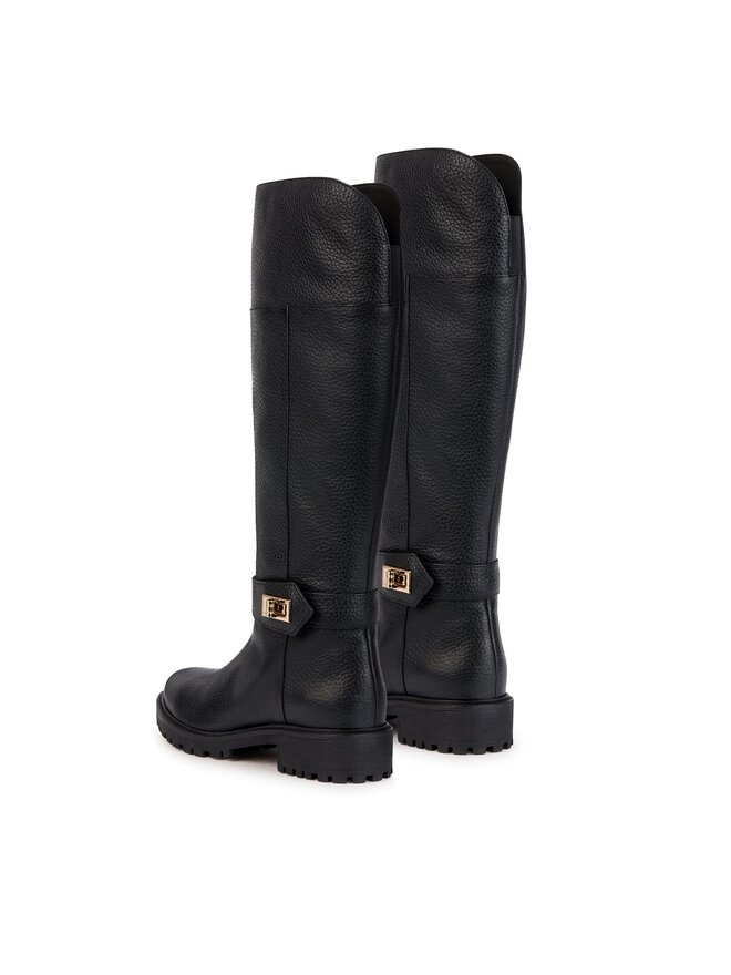 Geox Botas altas Geox D Hoara D36FTD 00046 C9999 Negro
