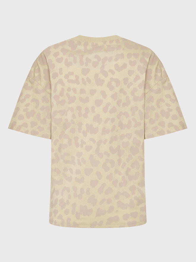 HYPE HYPE Camiseta YVLR-165 Beis Relaxed Fit