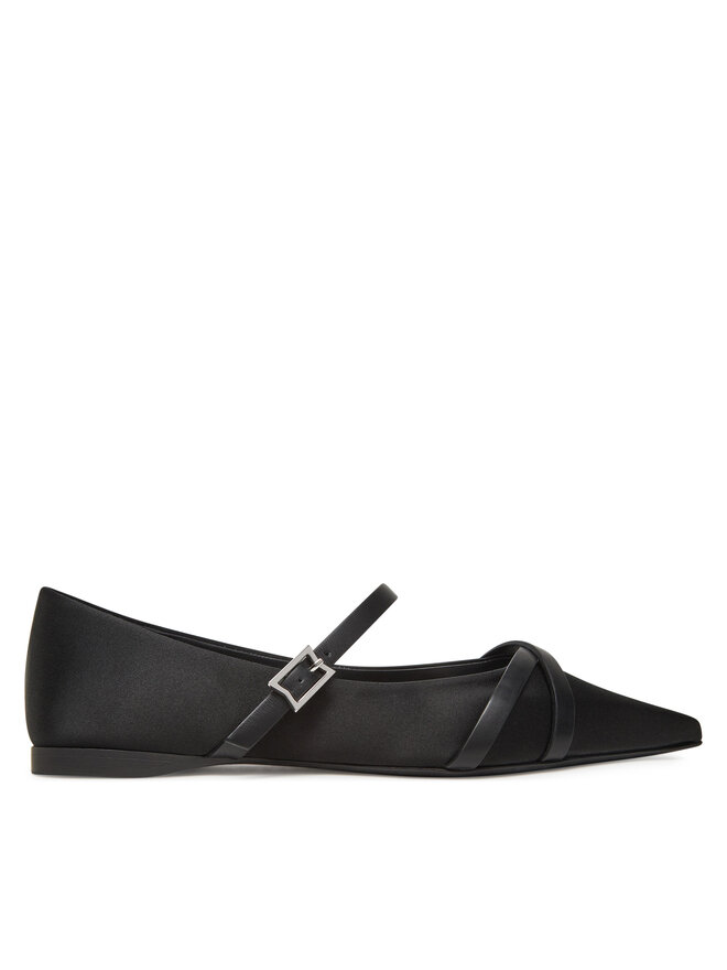 Max Mara Pantofi Max Mara Satinflat 2514521272600 Negru