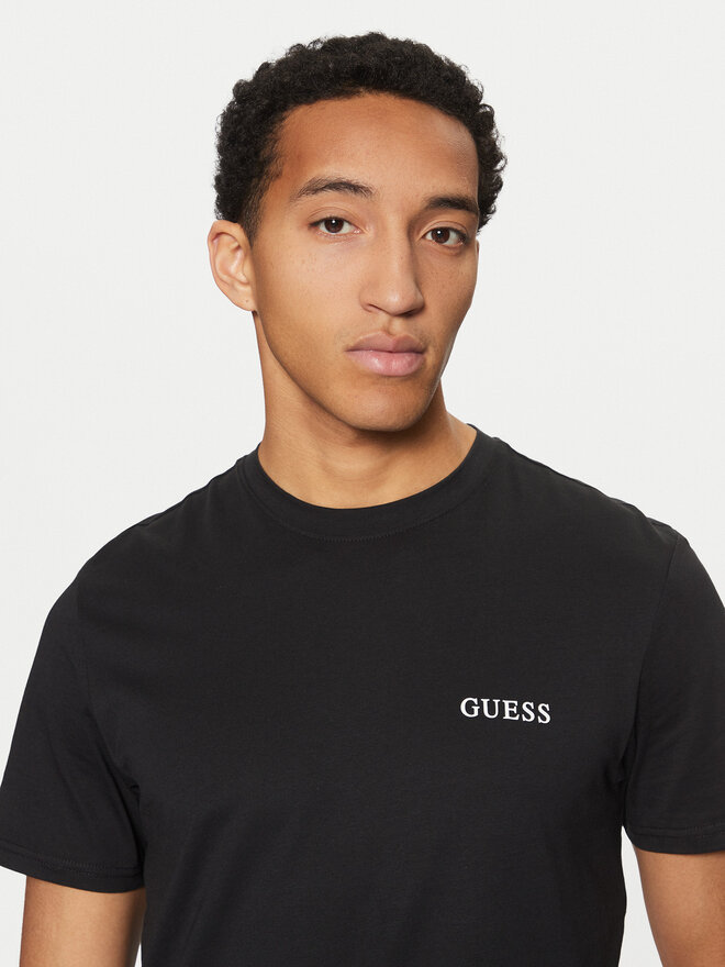 Guess Guess T-Shirt U4BM03 KCAM1 Μαύρο Regular Fit