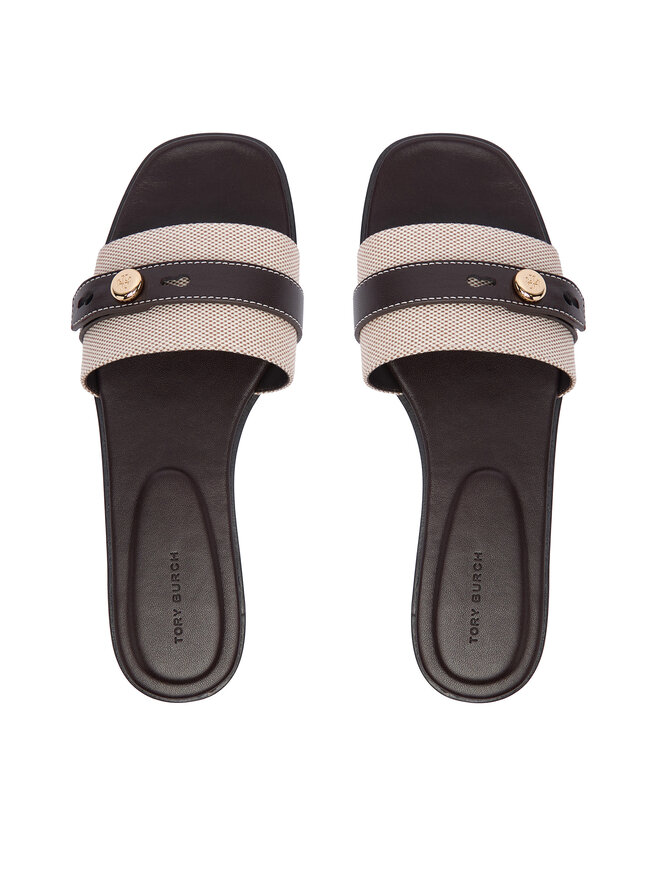 Tory Burch Pantoletten Tory Burch Romy Slide 183307 Braun