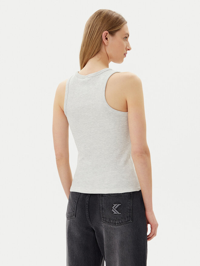 Pieces Pieces Felső May 17154480 Szürke Slim Fit