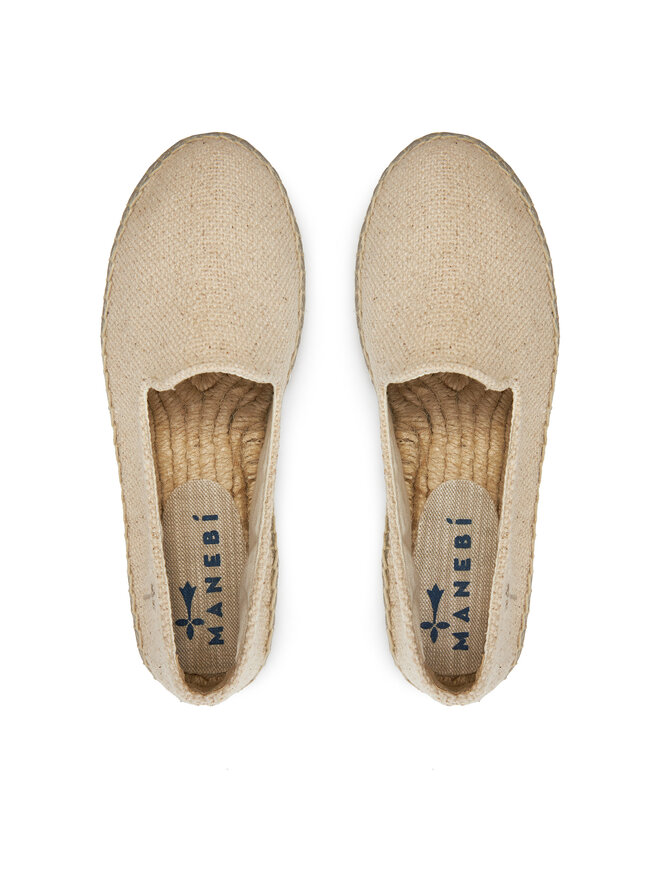 Manebi Espadrilės Manebi Yucatan Double Sole Espadrilles G 5.0 D0 Smėlio