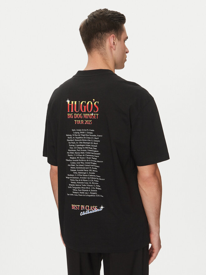 HUGO HUGO Camiseta Dugie 50538259 Negro Oversize