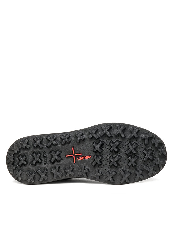 Geox Schnürschuhe Geox U Granito + Grip B Abx U66FZB 02250 C9999 Schwarz