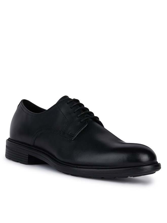 Geox Polobotky Geox Stringate U45CGB-00043 C9999 Černá