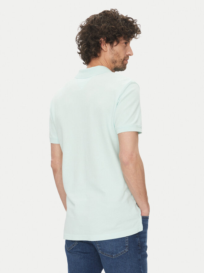 Tommy Jeans Tommy Jeans Polo marškinėliai DM0DM20226 Žalia Slim Fit