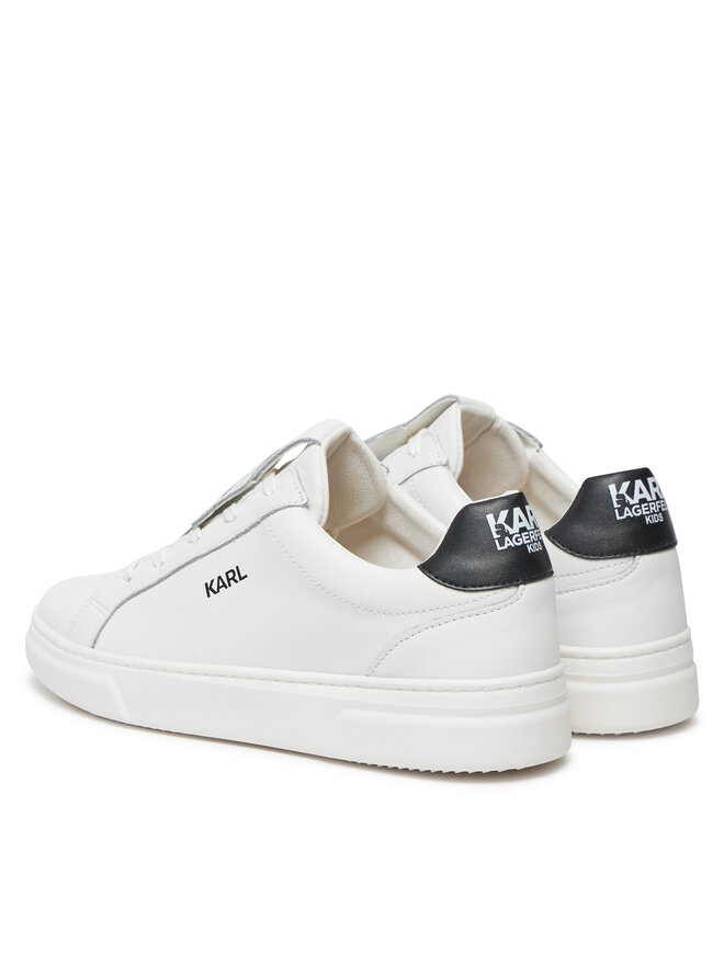 Karl Lagerfeld Kids Сникърси Karl Lagerfeld Kids Z30313 S Бял