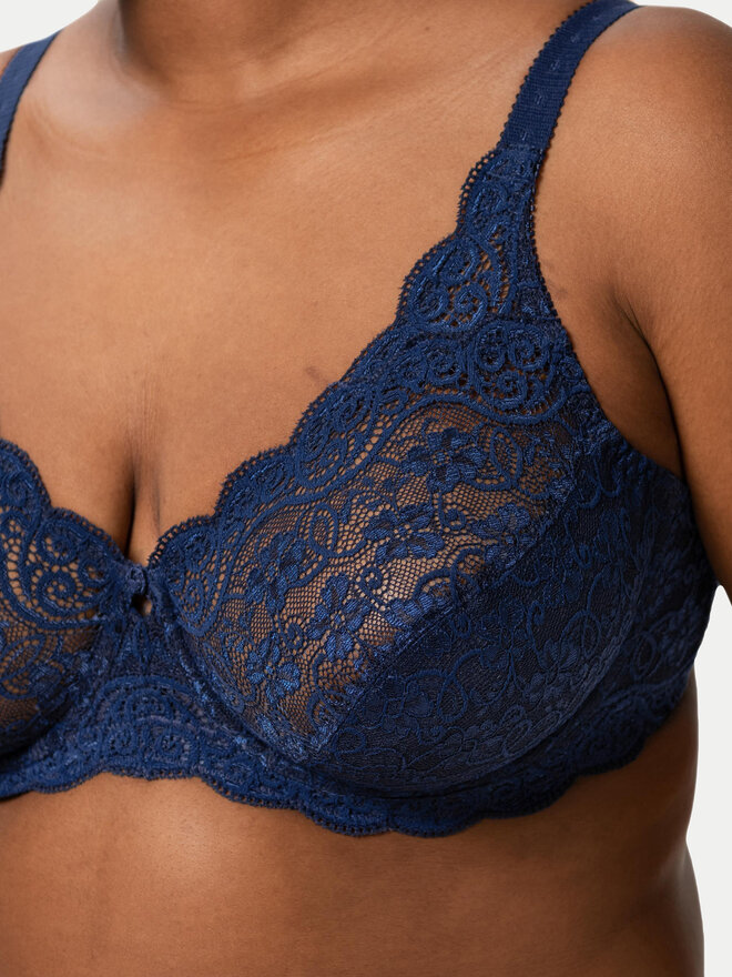 Triumph Triumph Σουτιέν με μπανέλα Amourette 300 10166797 Σκούρο μπλε
