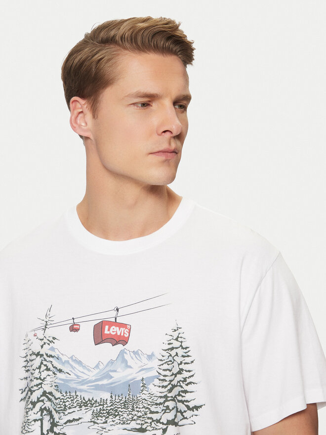 Levi's® Levi's® Marškinėliai Graphic 16143-1515 Balta Relaxed Fit