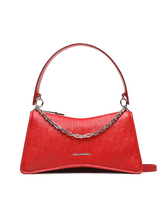 KARL LAGERFELD Ročna torba KARL LAGERFELD 231W3020 Rdeča