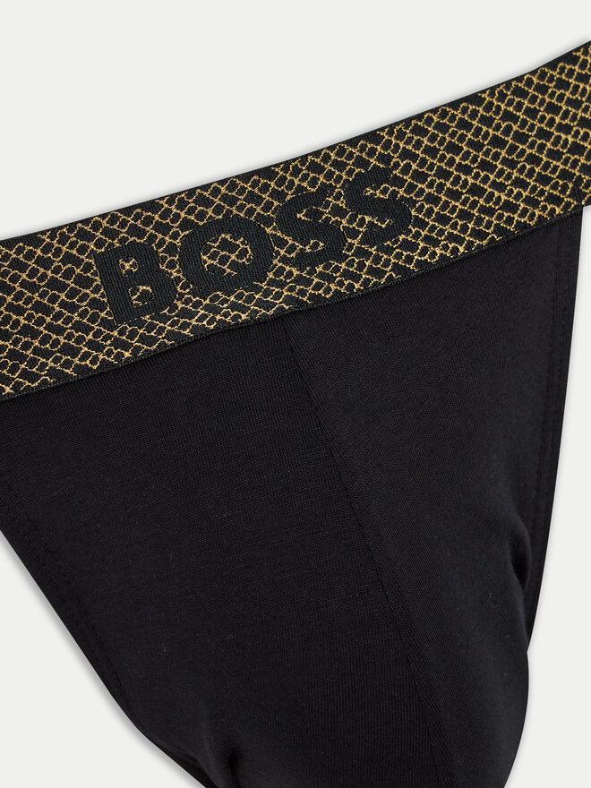 BOSS Boss Набір з 2 пар сліпів Jock Strap 50524439 Чорний