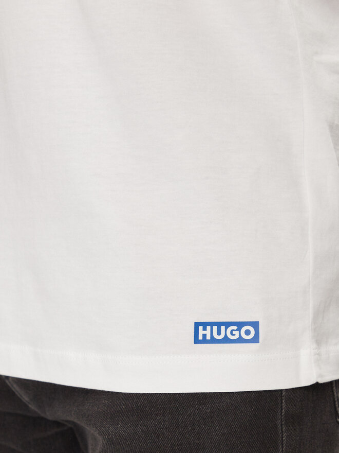 HUGO Hugo 3er-Set T-Shirts Naolo 50522382 Weiß Regular Fit