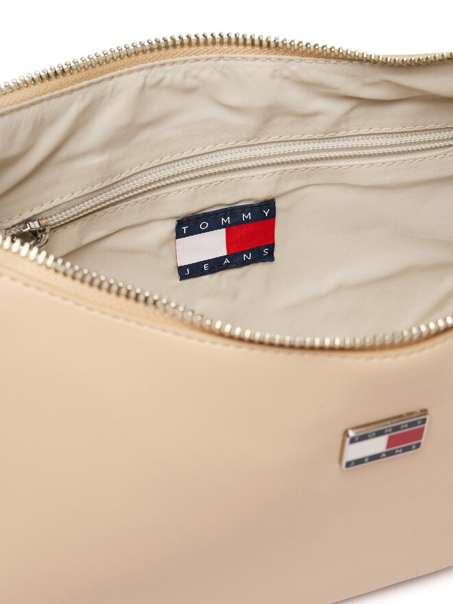 Tommy Jeans Handtasche Tommy Jeans Tjw Daily Elevated Shoulder Bag AW0AW19041 Hellbeige