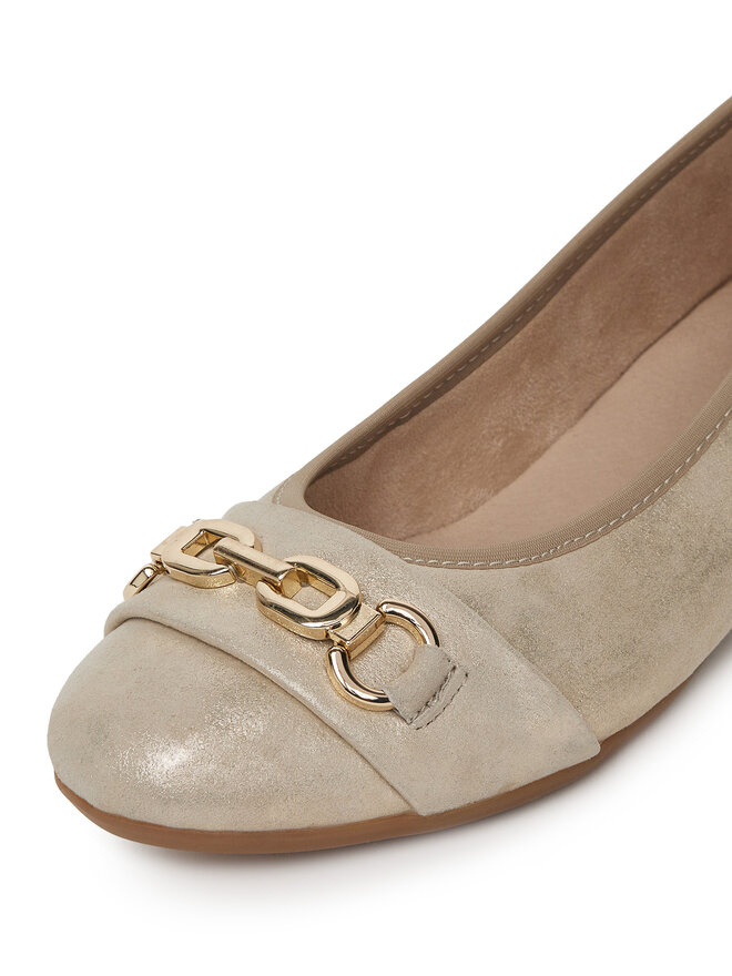 Remonte Ballerinas Remonte D0K10-90 Goldfarben