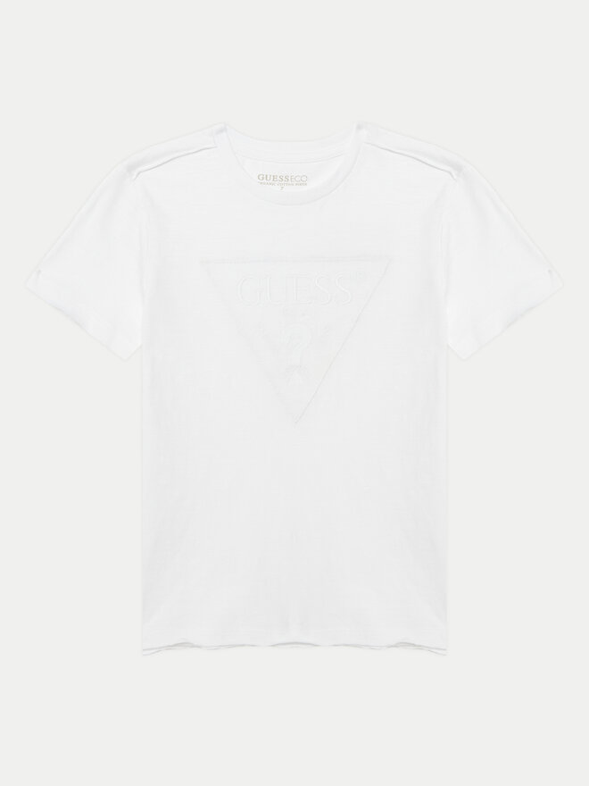 Guess Guess Marškinėliai L5GI02 K6XN4 Balta Regular Fit