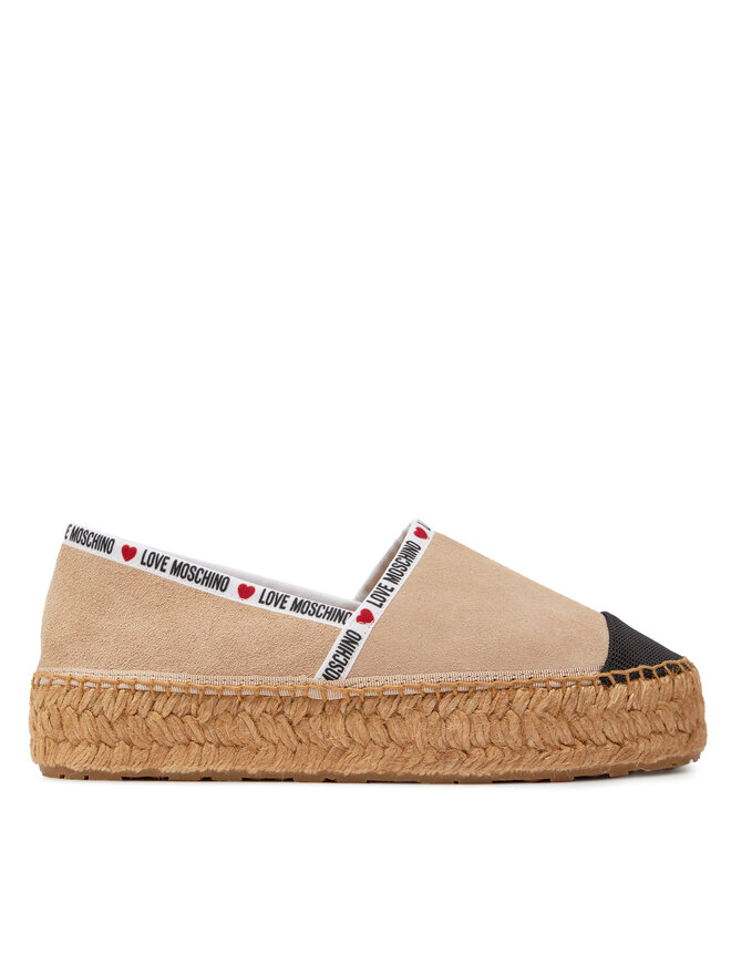 LOVE MOSCHINO Espadrilky LOVE MOSCHINO JA10553G0IIG0131 Béžová