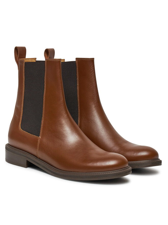 R.Polański Klassische Stiefeletten R.Polański 1868 Braun