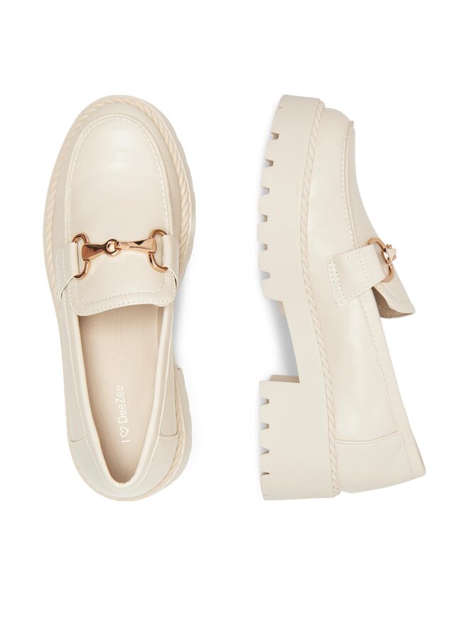 DeeZee Loaferice DeeZee GIA H3302D-3 Écru
