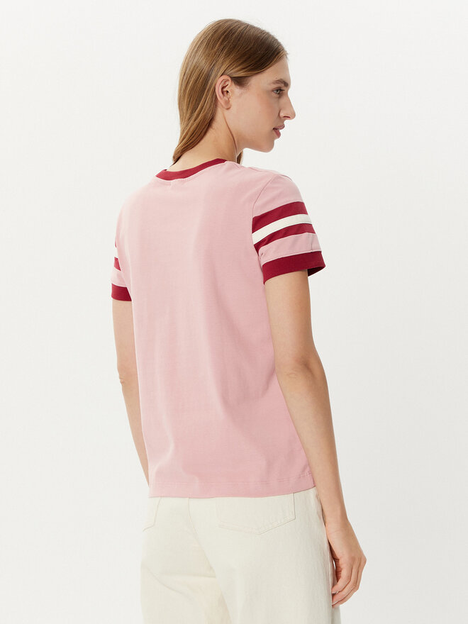 Guess Guess Marškinėliai V5RI00 KA260 Rožinė Regular Fit