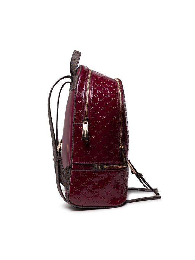 Rucksack MICHAEL Michael Kors Rhea Zip 30F1GEZB2A Dunkelrot eschuhe