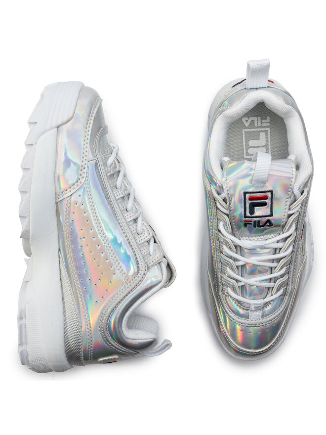 Fila disruptor m low wmn silver online