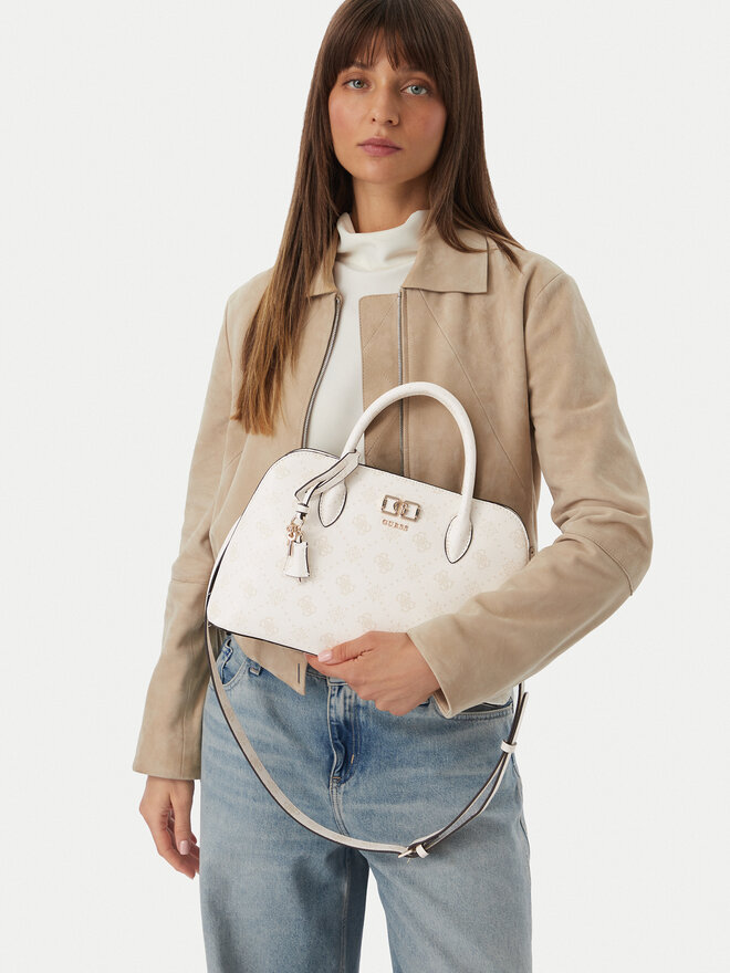 Guess Handtasche Guess Emelie Logo HWGP99 28060 Weiß