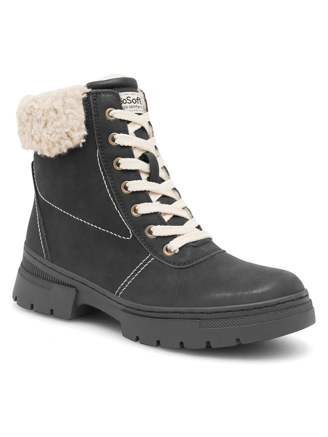 Go Soft Botine Go Soft MIRIAM SWS6217-02 Negru