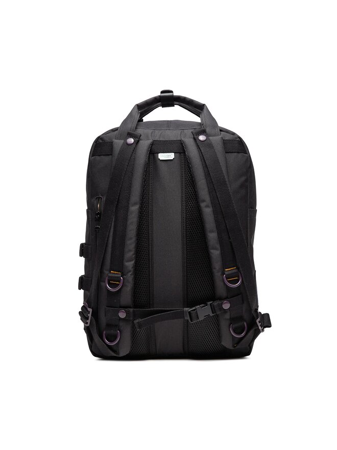Doughnut Rucksack Doughnut Macaroon Larege Happy Camper D011HA-0003-F Schwarz