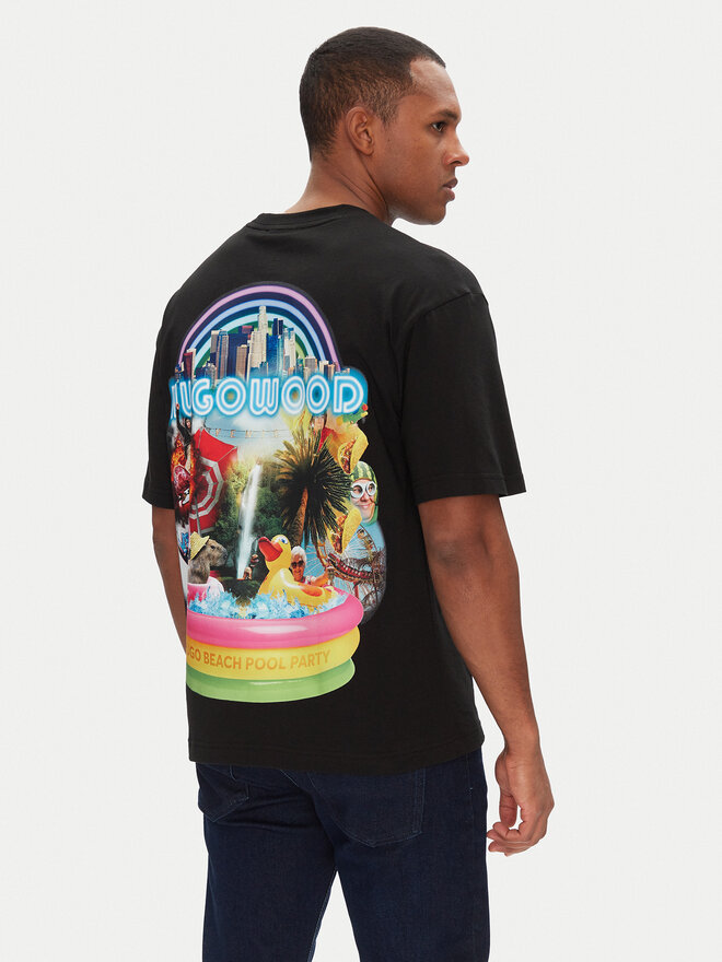 HUGO HUGO Camiseta Duwood 50538512 Negro Relaxed Fit