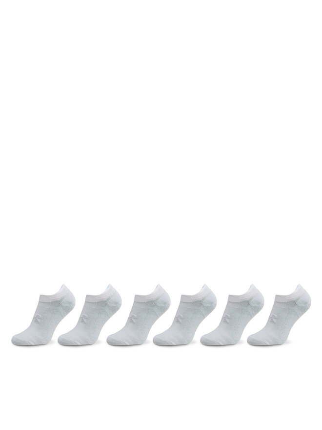 Under Armour Zestaw 6 par stopek unisex Under Armour Ua Essential No Show 6Pk 1382611-100 Biały
