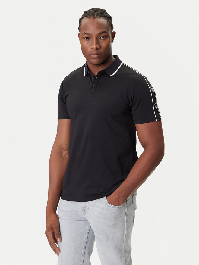 Guess Guess Polo M4YP40 KARS0 Μαύρο Regular Fit