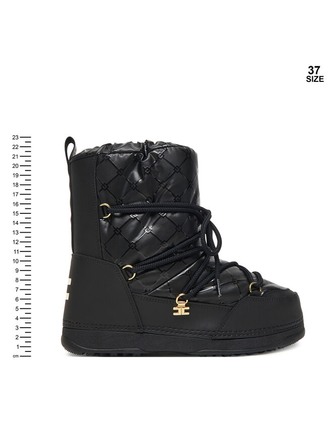 Elisabetta Franchi Škornji za sneg Elisabetta Franchi Snow Boot F4A6-E0457-1860930 D Črna