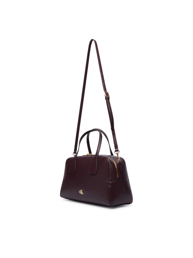 Calvin Klein Handtasche Calvin Klein Ck Medium Bowling Bag LV04F3610G Dunkelrot