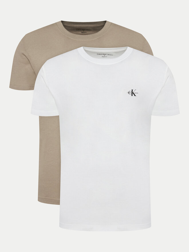 Calvin Klein Jeans Calvin Klein Jeans 2er-Set T-Shirts Monologo J30J320199 Bunt Regular Fit