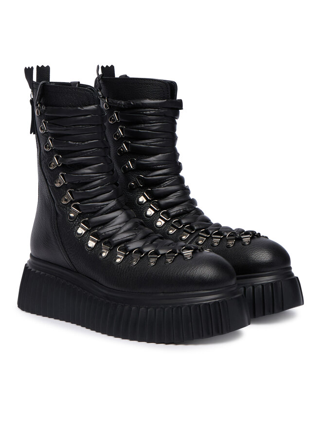 AGL Schnürschuhe AGL Dromo D751501PG Schwarz