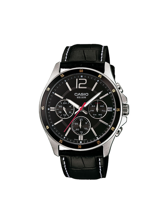 Casio Годинник Casio MTP-1374PL-1AVEF Чорний