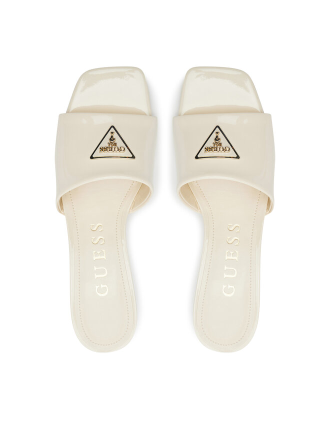 Guess Klapki Guess FLJLUS PAF03 Écru