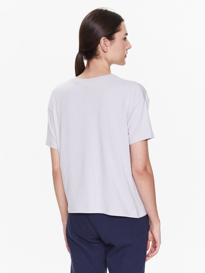 New Balance New Balance Majica Stacked WT03805 Vijolična Relaxed Fit