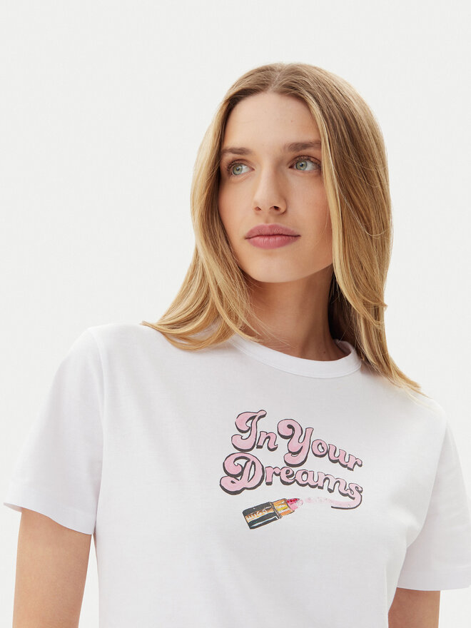 HUGO HUGO Camiseta Damacia_5 50540237 Blanco Regular Fit