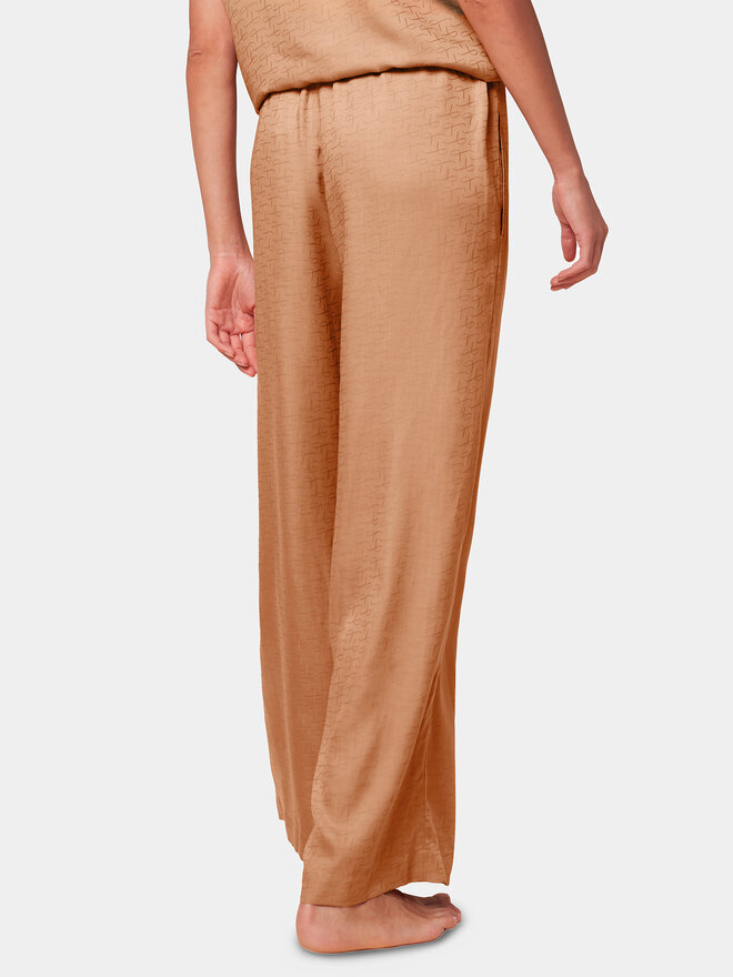Triumph Triumph Pidžama hlače Silky Sensuality 10218287 Smeđa Relaxed Fit